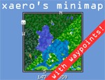 Xaero’s Minimap Mod - Bản đồ minimap và tạo waypoint
