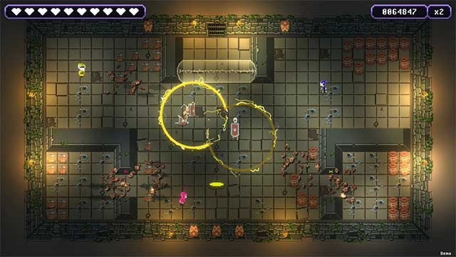 Bốn người chơi sẽ chung nhau một thanh sức khỏe