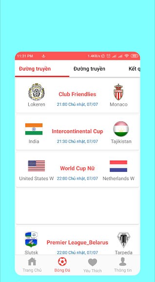 Xem Bong da Tivi HD 1