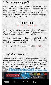 Xem số theo phong thủy for Android
