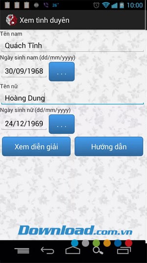 Xem tình duyên for Android