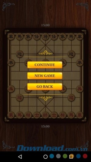 Bảng điều khiển của Xiangqi Classic Chinese Chess cho Android