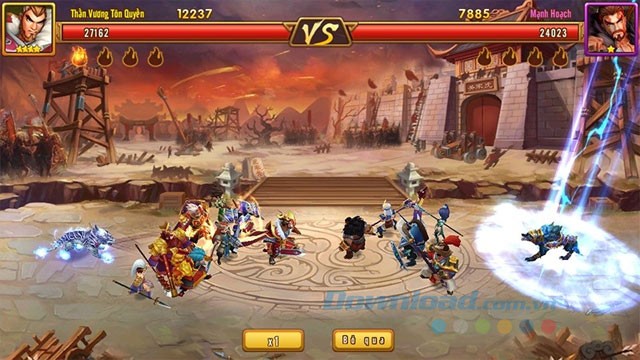 Giao diện game Xích Bích 3D