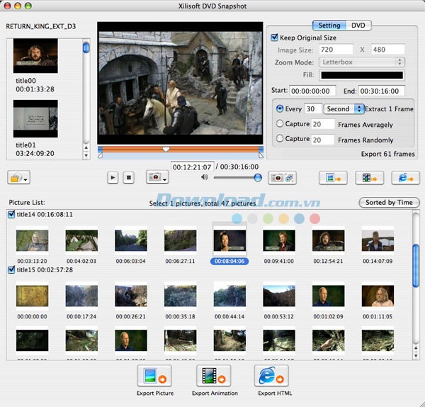 Xilisoft DVD Snapshot for Mac