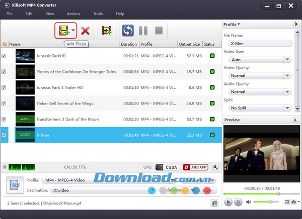 Xilisoft MP4 Converter