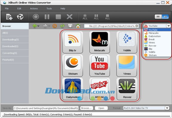 Xilisoft Online Video Converter