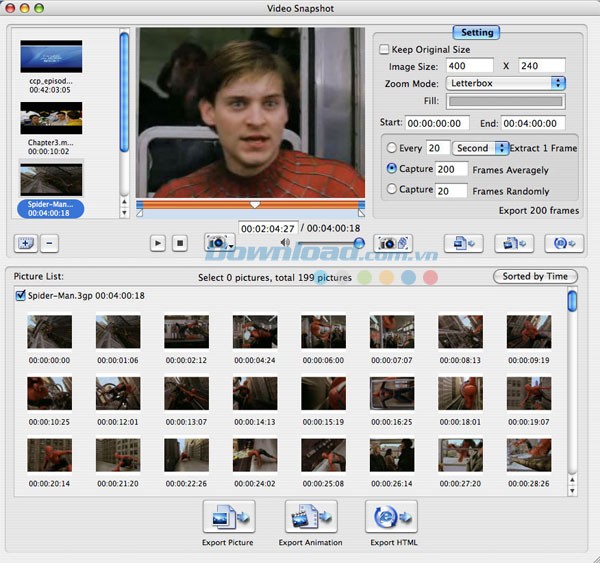 Xilisoft Video Snapshot for Mac