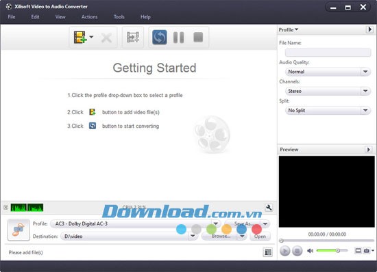 Xilisoft Video to Audio Converter