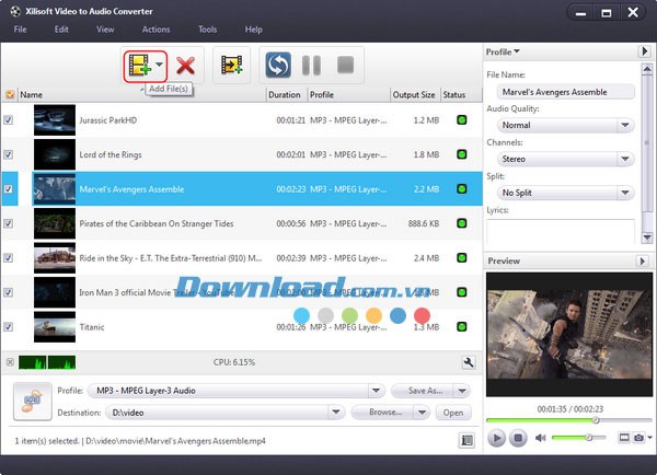 Xilisoft Video to Audio Converter