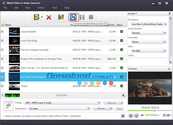 Xilisoft Video to Audio Converter