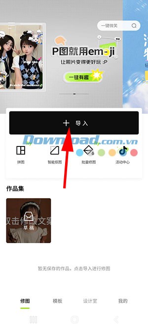 Chỉnh sửa ảnh hàng loạt bằng Xingtu