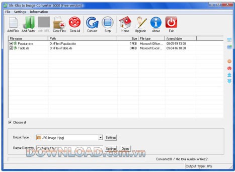 Xls/Xlsx to Image Converter 3000