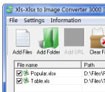 Xls/Xlsx to Image Converter 3000 - Chuyển đổi Xls sang hình ảnh