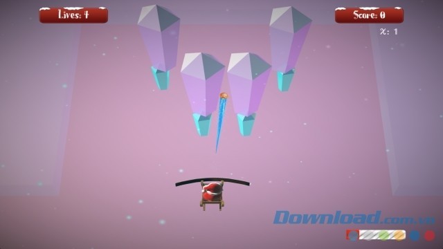 Vượt qua nhiều thử thách khó khăn trong game Xmas Brickout cho máy tính