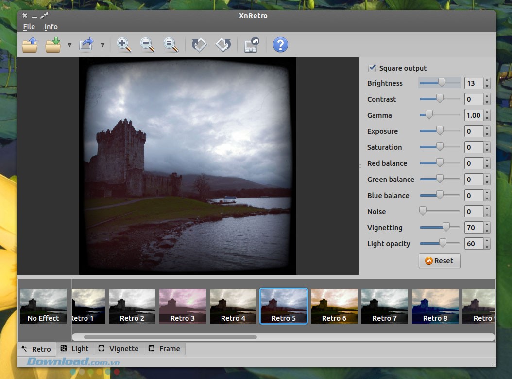 Giao diện XnRetro trên Ubuntu