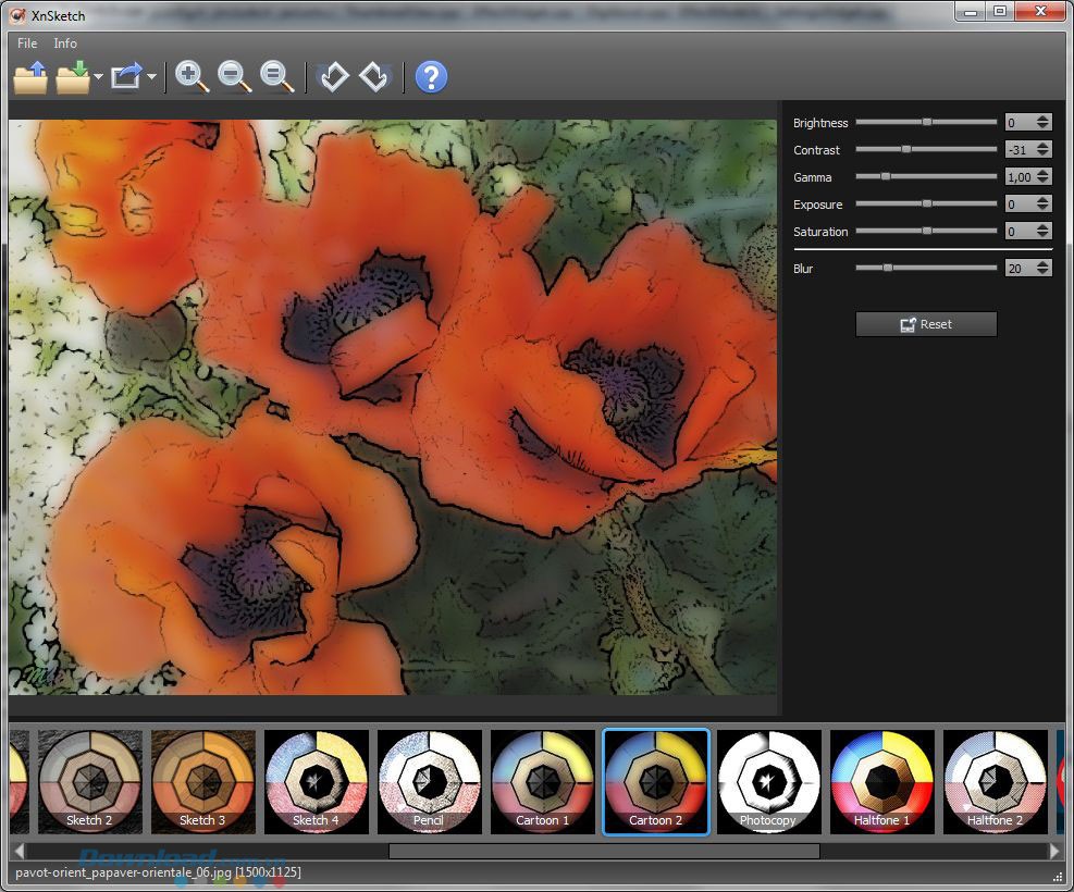 Nhiều lựa chọn hiệu ứng