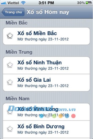 Xo so truc tiep for iOS