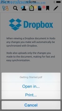 Đồng bộ hóa lên đám mây