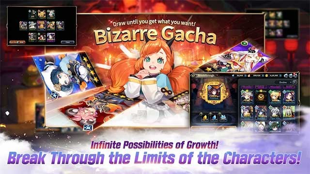 Càng có nhiều nhân vật, bạn càng có thể tạo ra nhiều chiến lược hiệu quả hơn