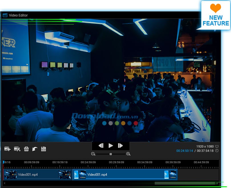 Tính năng chỉnh sửa cắt ghép video game trong XSplit Gamecaster