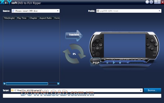 XtoYsoft DVD to FLV Ripper