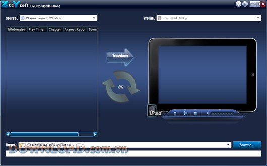 XtoYsoft DVD to Mobile Phone Ripper