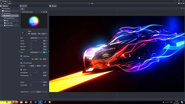 Thiết kế live wallpaper từ hoạt ảnh có sẵn với áp dụng hàng trăm hiệu ứng độc đáo