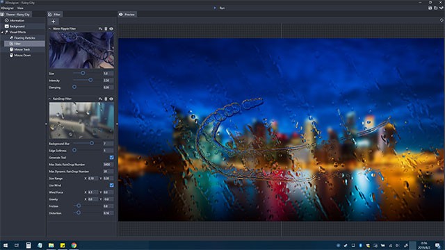 Khám phá vô vàn hiệu ứng trong X Wallpaper
