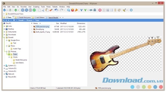 Màu ô checkerboard mặc định