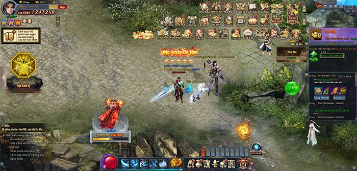 Giao diện chơi game Ỷ Thiên Đồ Long