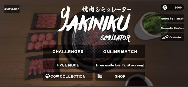 Yakiniku Simulator mô phỏng ăn thịt nướng kiểu Nhật siêu hấp dẫn