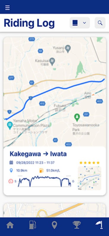 Hiển thị quãng đường đã đi