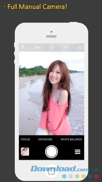 Yamera biến iPhone/iPad thành máy ảnh chỉnh tay chuyên nghiệp