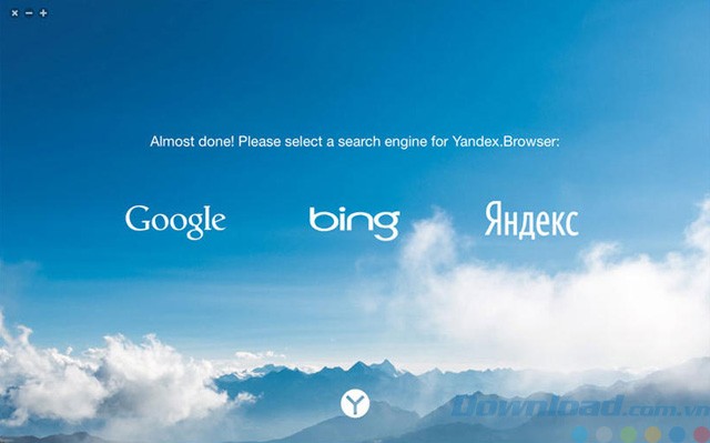 Chọn công cụ tìm kiếm