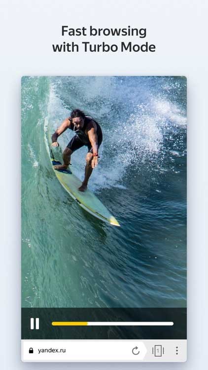 Duyệt web tốc độ cao với chế độ Turbo