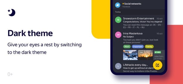 Chế độ nền tối mang đến trải nghiệm thoải mái cho mắt