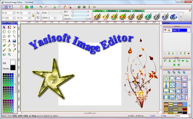 Giao diện Yasisoft Image Editor