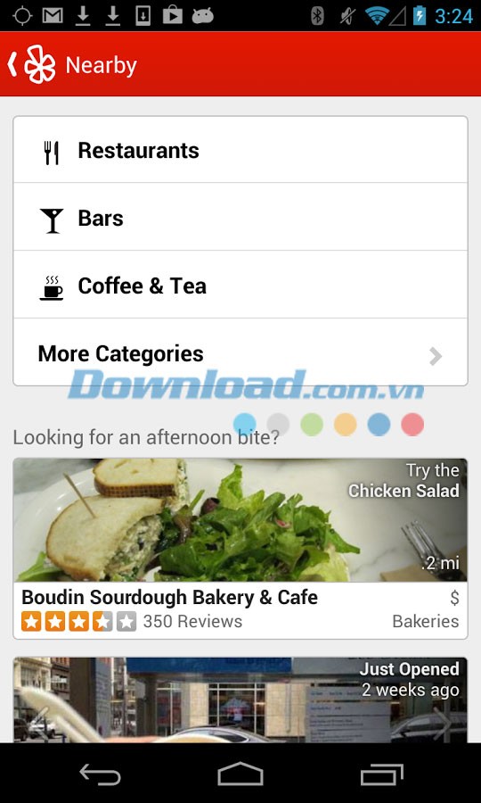 Yelp for Android