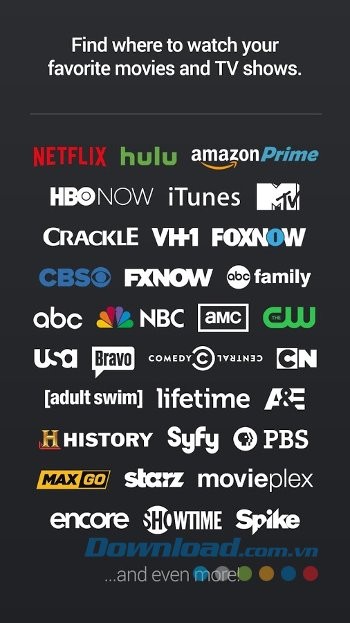 Tìm kiếm mọi chương trình yêu thích dễ dàng hơn với Yidio