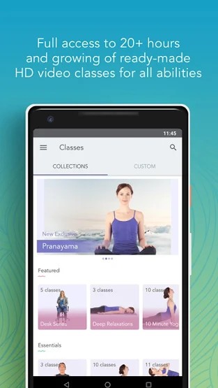 Truy cập đầy đủ vào hơn 20 giờ tập Yoga dành cho cả người mới và người tập lâu năm