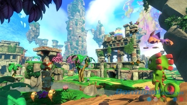 Chiêm ngưỡng đồ họa tuyệt đẹp của game hành động phiêu lưu mới Yooka-Laylee cho máy tính, Mac và Linux