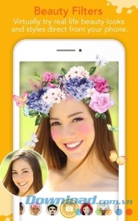 YouCam Fun cho Android có bộ lọc làm đẹp ảnh tuyệt vời