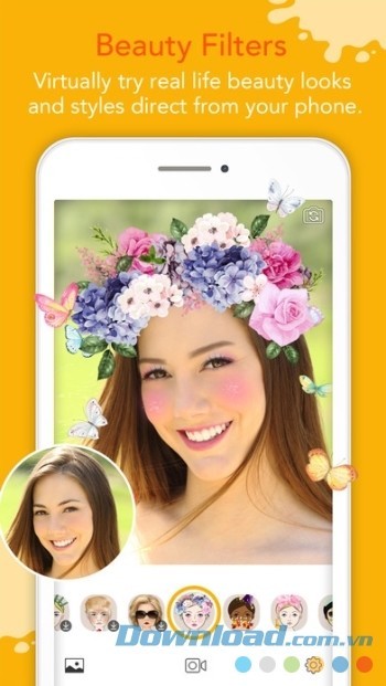 Chụp ảnh với bộ lọc động