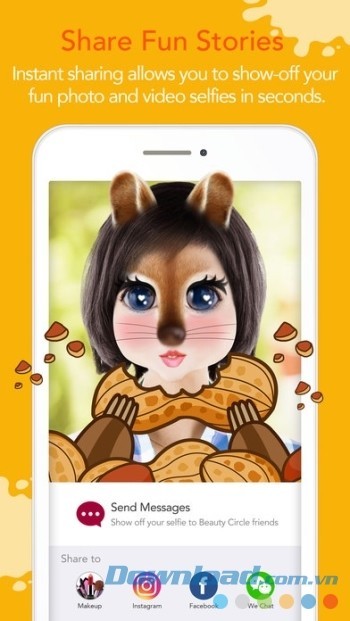 Đeo mặt nạ động vật siêu cute