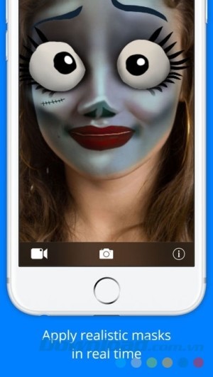 Youmask cho iOS đeo mặt nạ ngộ nghĩnh cho khuôn mặt