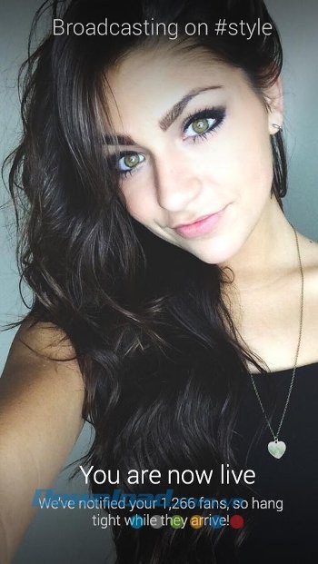 Quay video trực tiếp với YouNow