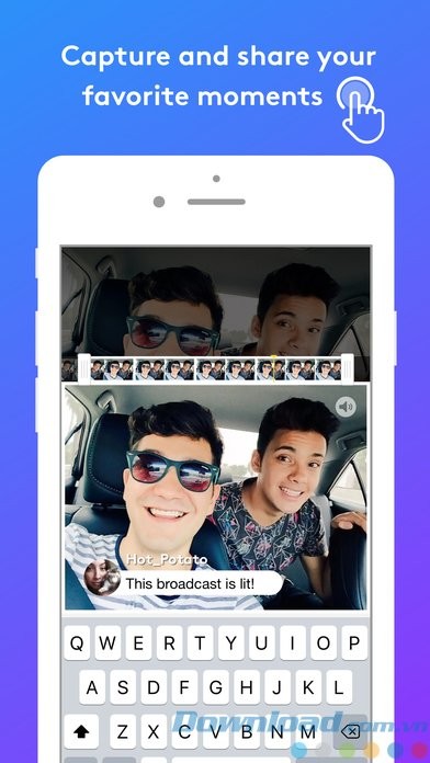 Chia sẻ khoảnh khắc