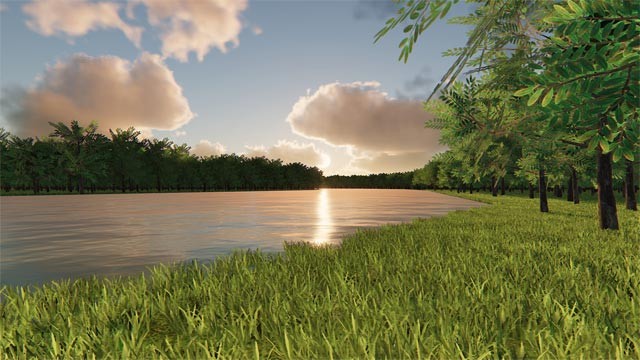 Ngắm nhìn cảnh quan thiên nhiên tươi đẹp trong mỗi thành phố 3D