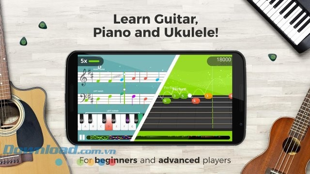 Học đàn đơn giản hơn với Yousician Learn Piano & Guitar