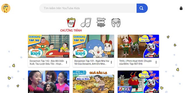 YouTube Kids - kênh YouTube dành cho trẻ em với nội dung chọn lọc, phù hợp với lứa tuổi